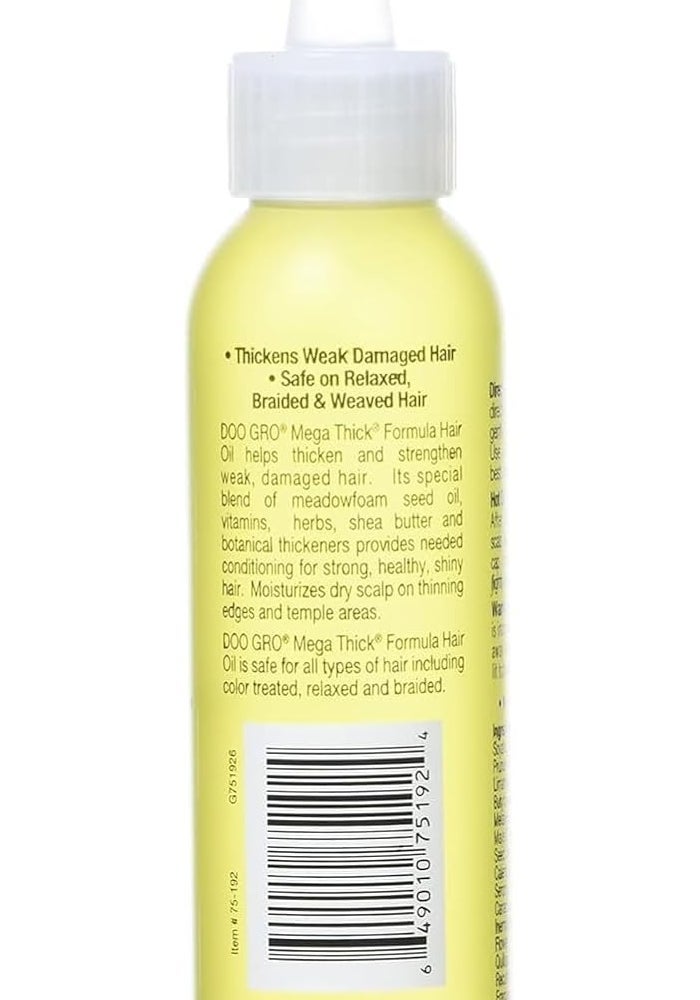 Doo Gro Mega Thick Growth Oil - 125 ml Hair Oil for Thickening and Strengthening Hair - Image 2